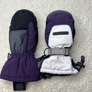 Scott Purple White Ski Gloves Medium 5.5